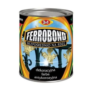 FERROBOND Farba Antykorozyjna Antracyt RAL7016 0,65l