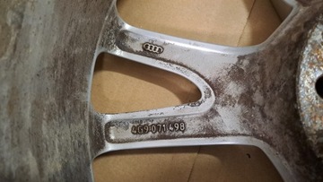 4× DISK HLINÍK AUDI OE 4G9071498 7.0" X 18" 5X112 ET 38