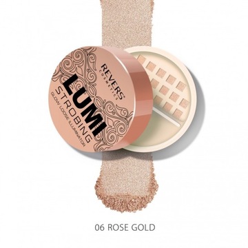 REVERS ROZŚWIETLACZ LUMI SYPKI STROBING GLOW LOOSE nr-06-rose gold 1szt