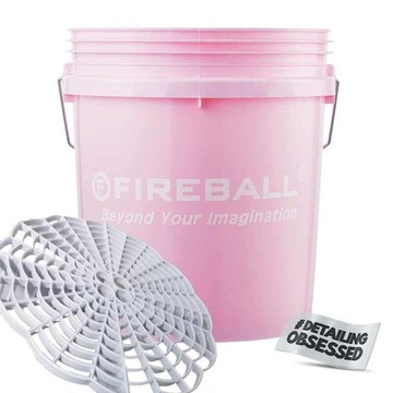 Ведро-сепаратор FIREBALL розовое