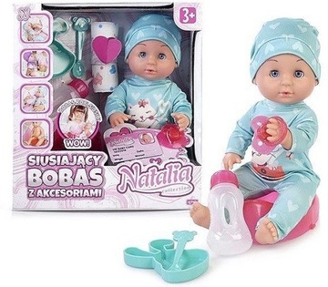 LALKA BOBAS SIUSIAJĄCY EDU&FUN Z AKCESORIAM..
