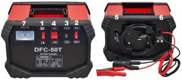 Prostownik samochodowy + rozruch 12V / 24V DFC-50T