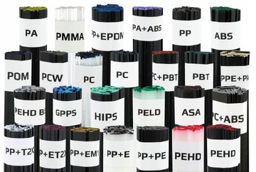 26szt SPOIWO DO PLASTIKU SPAWARKA ABS PP EPDM PEHD