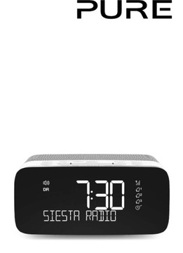 PURE SIESTA RISE ЦИФРОВОЕ РАДИО DAB+ FM СВЕТОДИОДНЫЙ БУДИЛЬНИК