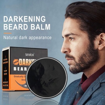 Краска для черной бороды Fast Black Beard Wax Dark Beard