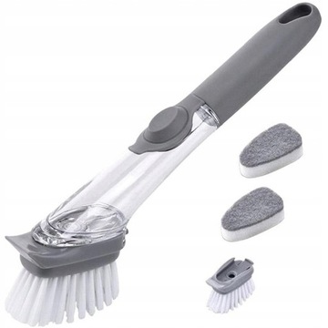 Replaceable Cleaning Brush With Refill Liquid