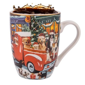 Kubek świąteczny z Mikołajem Altom Design Magiczna Wioska 320 ml Prezent