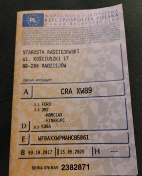 Ford Kuga II SUV Facelifting 1.5 EcoBoost 150KM 2017 Ford Kuga 2017r, 1.5 Benzyna. Uszkodzony prawy przod. Jezdzi. 1.5 Benzyna, zdjęcie 23