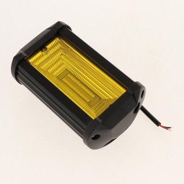 Żółte światła przeciwmgielne Robocze listwy świetlne Podwójna wiązka LED do samochodów ciężarowych