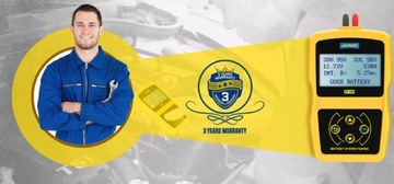 ТЕСТЕР АККУМУЛЯТОРА AUTOOL BT360 + чехол ЯЗЫК PL РУКОВОДСТВО PL + РУЧКА