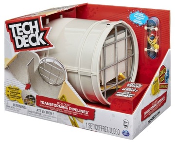 Tech Deck Rampa Set с Big Vert Wall и SkatePark + Bateboarding Barrier