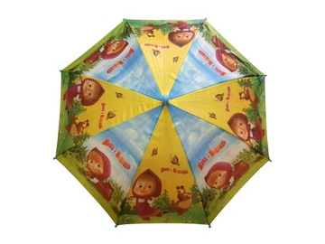 ЗОНТИК ЗОНТ ДЕТСКАЯ КУКЛА МАША и МЕДВЕДЬ