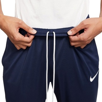 Tréningové nohavice Nike Park 20 zúžené polyesterové tepláky tmavomodré veľ. S