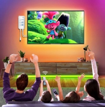 Taśma LED RGB 15m Bluetooth Aplikacja z pilotem