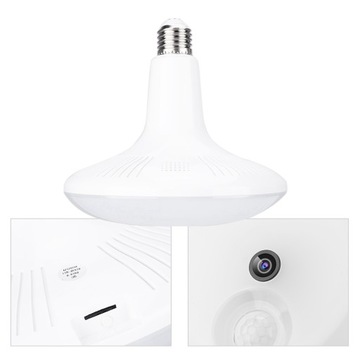 Kamera IP 360° WIFI Panoramiczna kamera z żarówką Monitor 6U