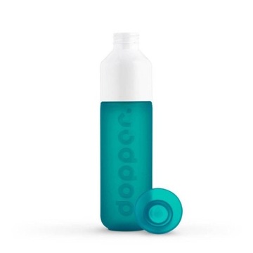 Butelka na wodę Dopper Tidal Teal 450 ml z kubkiem