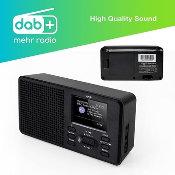 СЕТЕВОЕ И АККУМУЛЯТОРНОЕ РАДИО AM DAB+FM XORO DAB 142 PORTABLE