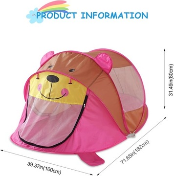 БОЛЬШАЯ ДЕТСКАЯ ПАЛАТКА ДЛЯ ДОМА И САДА XXL BEAR