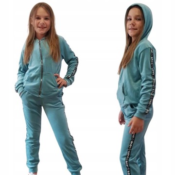 DRES WELUROWY DZIEWCZĘCY MIĘTOWY WŁOSKA JAKOŚĆ 146