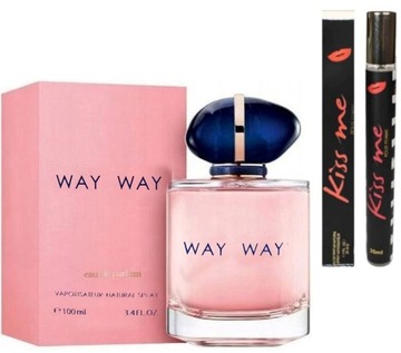 PERFUMY DAMSKIE MY WAY - WAY 100ml + KISS ME 35ml
