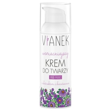 Wzmacniający Krem do Twarzy na Noc - 50ml - Vianek