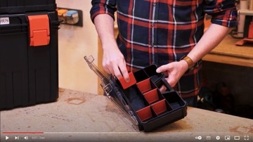 ОРГАНАЙЗЕР ДЛЯ инструментов РЕГУЛИРУЕМЫЕ ОТДЕЛЕНИЯ модульный Bauhus