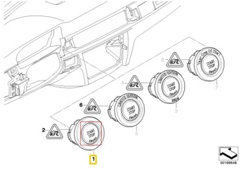 Кнопка СТАРТ/СТОП BMW E90 E91 E87 E60 E84 E70