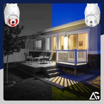 НАРУЖНАЯ IP-КАМЕРА С ПОДДЕРЖКОЙ Wi-Fi, ПОВОРОТНАЯ, FULL HD 3 МП, SMART 1080p, 4-КРАТНЫЙ ЗУМ, ДЕТЕКЦИЯ
