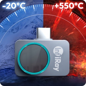 Kamera Termowizyjna Mini Pirometr InfiRay P2 PRO Aplikacja Android USB C