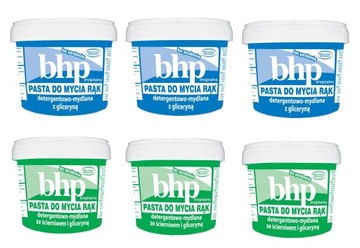 Pasta BHP 6x500 g ZESTAW pasta do rąk WARSZTAT