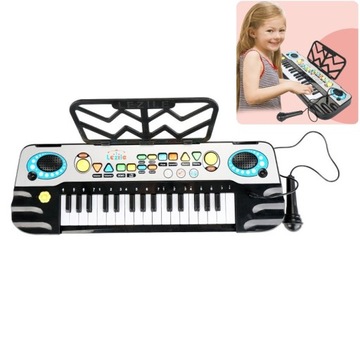 КЛАВИАТУРА ДЛЯ ДЕТЕЙ ФОРТЕПИАНО ОРГАН + МИКРОФОН