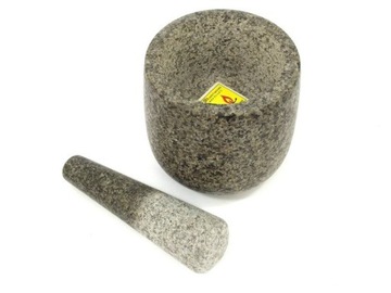 Профессиональная гранитная ступка и пестик Ø11c