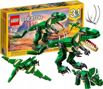 LEGO Creator 3 w 1 31058 Potężne dinozaury Prezent