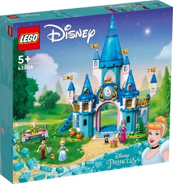 LEGO DISNEY 43206 Zamek Kopciuszka i księcia z bajki