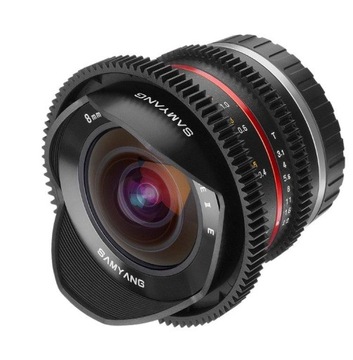 Obiektyw Samyang 8mm T3.1 Samsung NX VDSLR Fisheye
