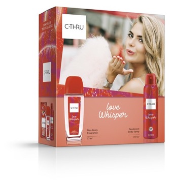 C-THRU LOVE WHISPER ZESTAW DNS 75ml +DEO SPRAY 150