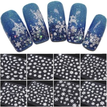 3D наклейки для ногтей Рождество БОМБКИ Y27