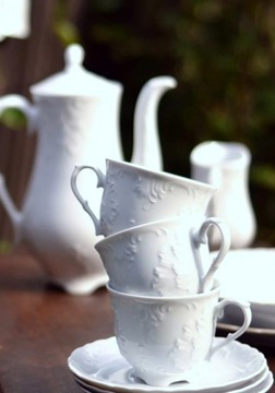 0001 SERWETNIK ROCOCO ĆMIELÓW PORCELANA MALCER
