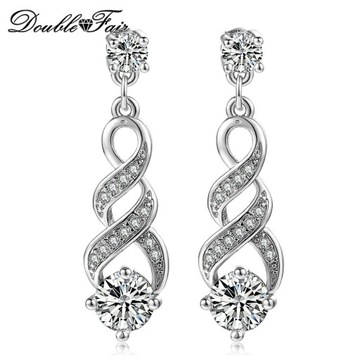 DoubleFair cztery szczypce 6mm cyrkonia spade