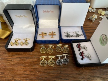 Spinki do mankietów Koń Mustang dla fana Forda