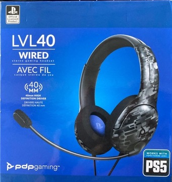 Гарнитура PDP LVL40 PS4 черная