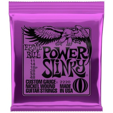 Struny do gitary elektrycznej Ernie Ball Power Slinky 2220