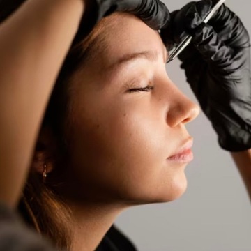 Пинцет для корректировки бровей Staleks EXPERT MIX