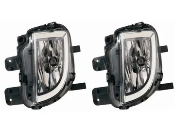 2X SVĚTLA MLHOVKOVÉ HALOGEN ABAKUS L+P DO VW GOLF 6, VI