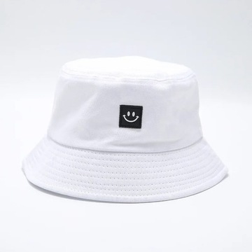 Fashion Women Bucket Hat New Candy Colors Smile Face Sun Hat Outdoor