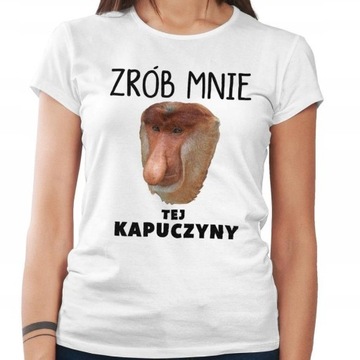 Koszulka damska Nosacz Janusz kawa kapuczyna S