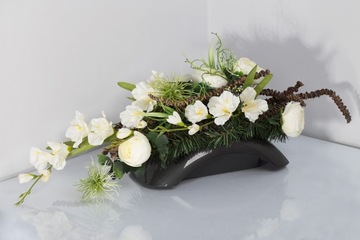 Цветочный горшок Focus, большая основа, декор, искусственные цветы, ЦВЕТ ЗОЛОТА.