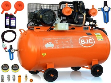 12 BAR Kompresor olejowy BJC 350L 400v 3 tłoki sprężarka pompa powietrza