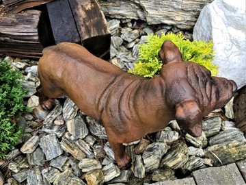 САДОВАЯ ФИГУРКА - СТОЯЩИЙ АМСТАФФ / ПИТБУЛЬ