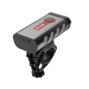 Lampka Rowerowa Światło PRZÓD TYŁ LED na rower kierownicę MOCNA USB 1800lm
